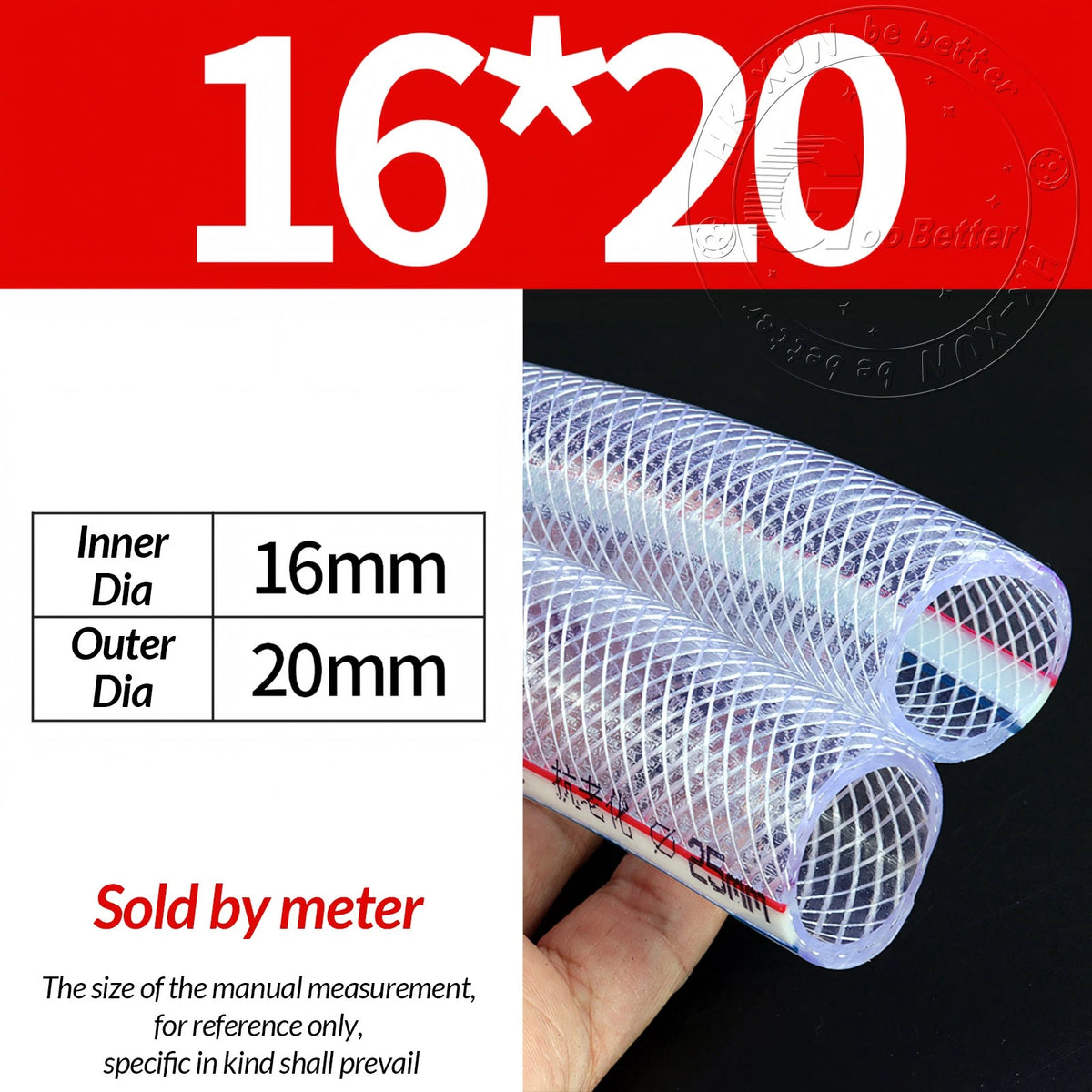 PVC Flexible Braided Tubing — Fish Pond, Hydroponics & Garden Water Hose