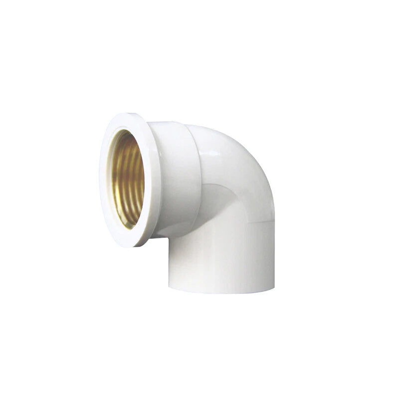 White PVC 20mm ID Pressure Pipe Fittings Metric Solvent Weld Various Parts