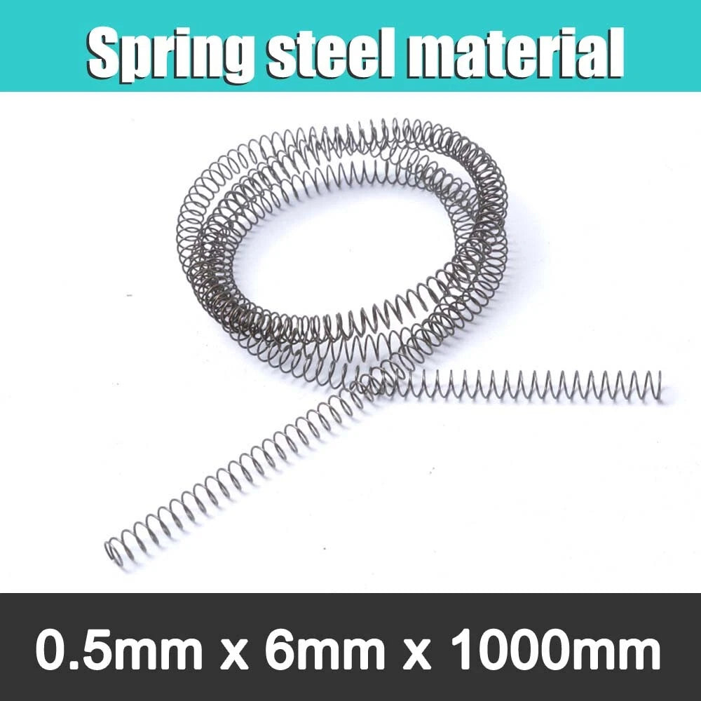 1000mm length Spring Stee Wire 0.3mm-6mm ,OD 6mm-60mm Compression Spring 1 Meter