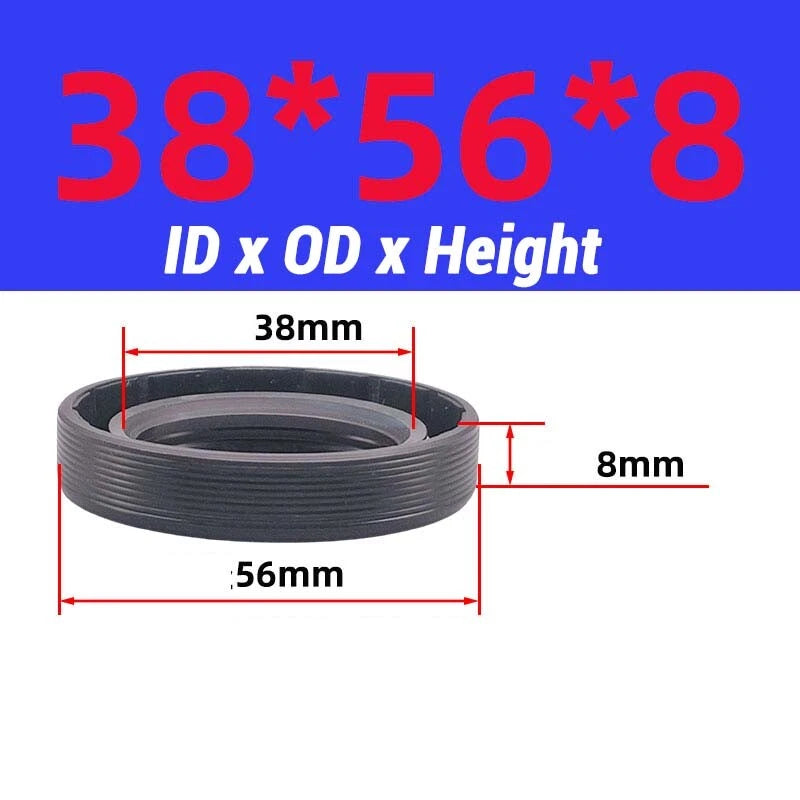 Oil Seal Metric Size Rotary Shaft Seal ID 8-38 mm TC FB Skeleton Oil Seal Rings