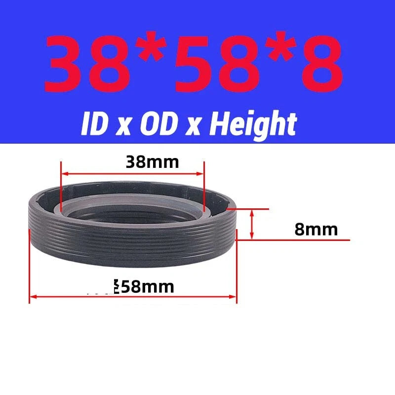 Oil Seal Metric Size Rotary Shaft Seal ID 8-38 mm TC FB Skeleton Oil Seal Rings