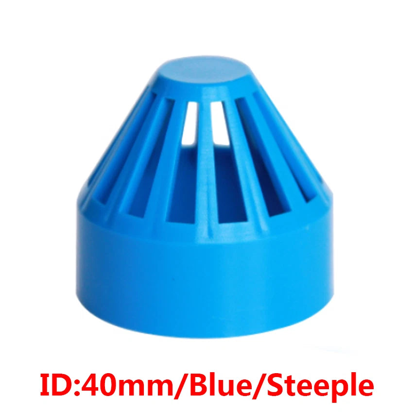 PVC Water Filter Net Cap Pipe Fittings ID 32mm-110mm for Aquarium Fish Tank DIY
