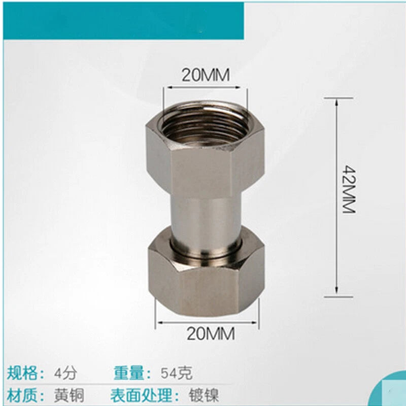 1/2" Brass BSP T-Piece Tee Connector — 3-Way Pipe Fitting Adapter