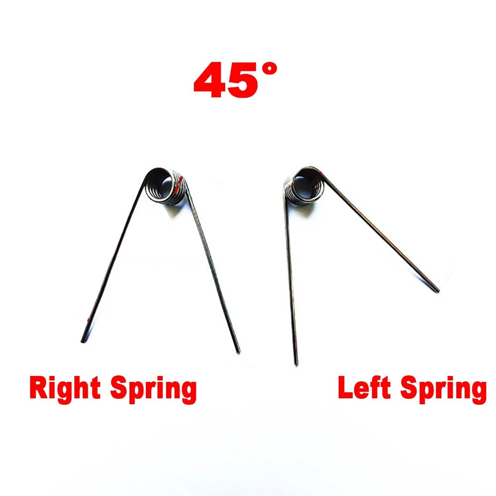 304Stainless Steel Small Torsion Spring 0.8mm Torsional Spring Gear Lever Spring