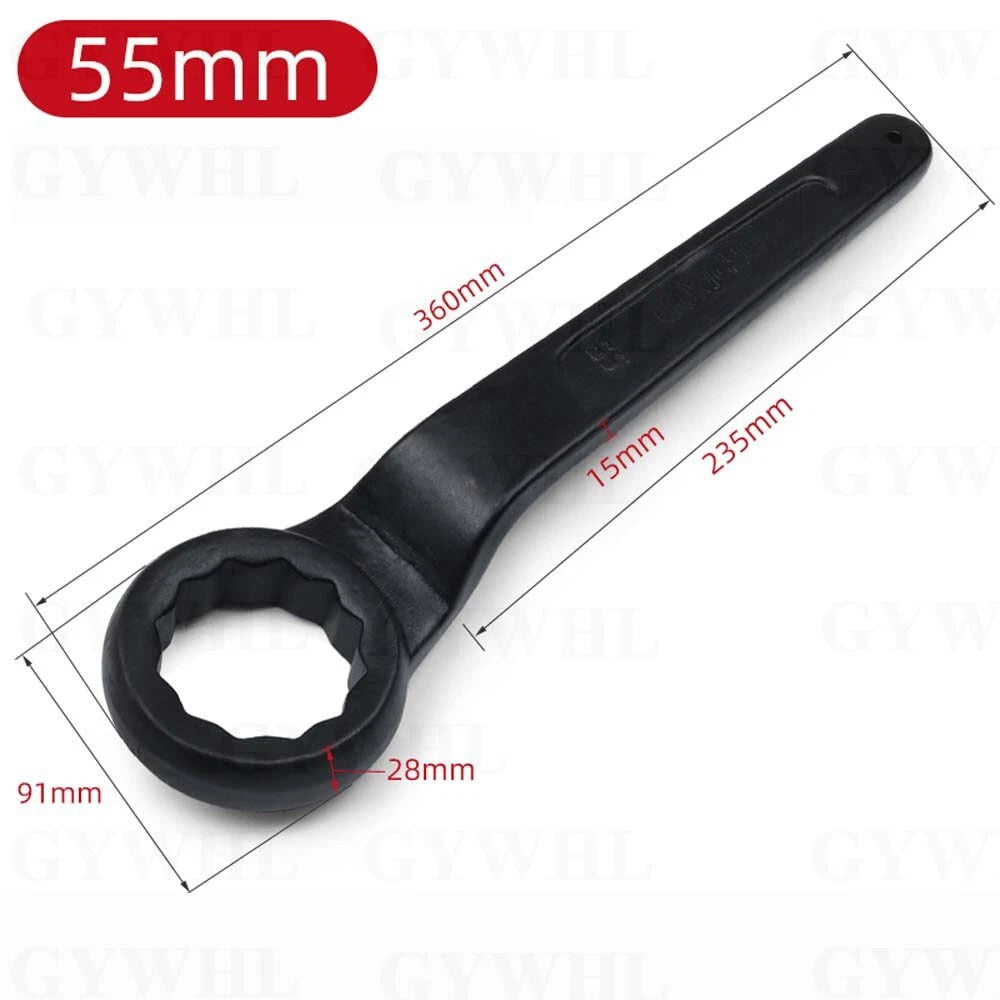 Slogging Striking Wrench Spanner Offset Box End Ring Type Wrench Carbon Steel