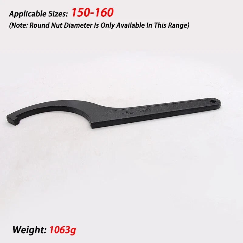 Hook Wrench C Spanner 22mm-320mm Repair Tool Motorcycle Bike Steering Suspension