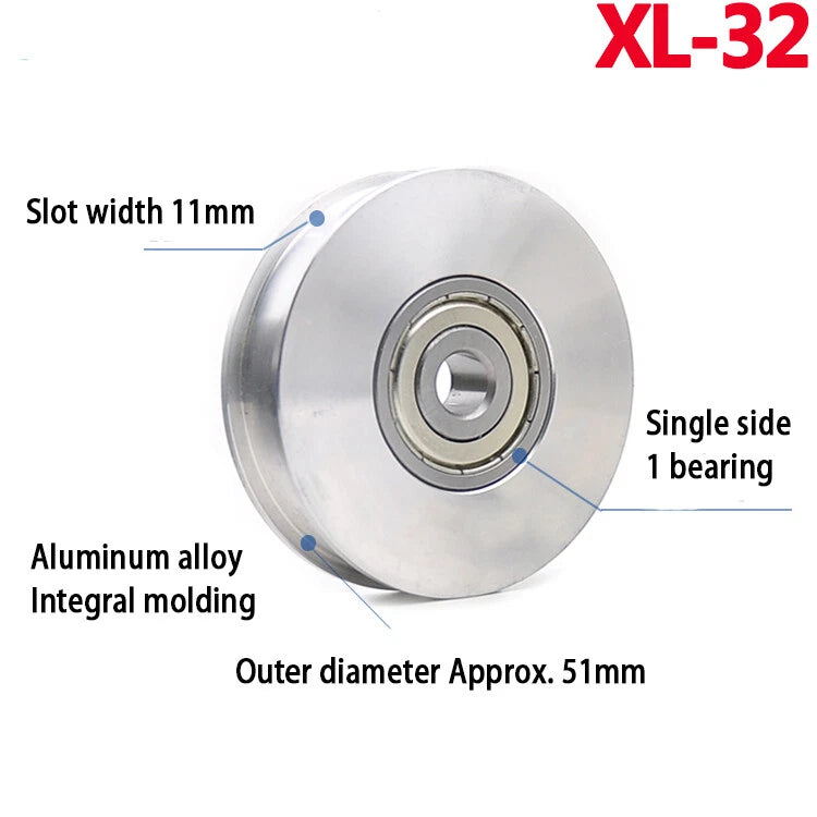 XL Idler Timing Pulley Double Side Bearing Timing Belt For Width 11mm - 16mm