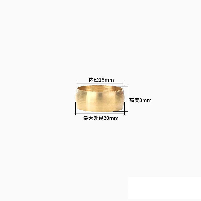 Brass Compression Rings Olives — Metric Sealing Rings for Copper Tube Fittings