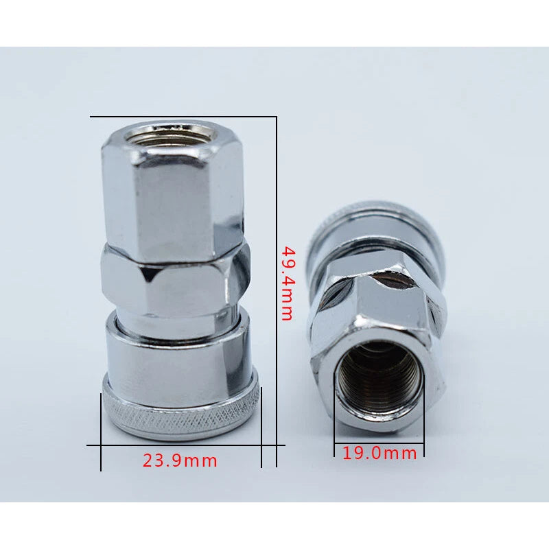 Air Line Hose Coupler Quick Release Female Male Fitting Connector Set Compressor