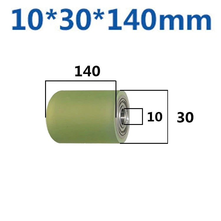 Ø10mm Polyurethane Ball Bearing Rubber Coated Bearings Pulley Guide Wheel Molded