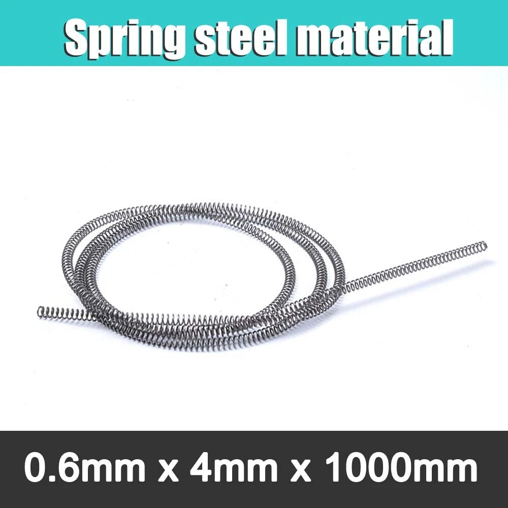 1000mm length Spring Stee Wire 0.3mm-6mm ,OD 6mm-60mm Compression Spring 1 Meter