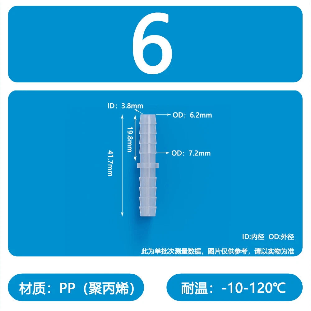Plastic Pagoda Tubes Reducer Joint 2 3 4Way Hose Connector Tube Splitter Fitting