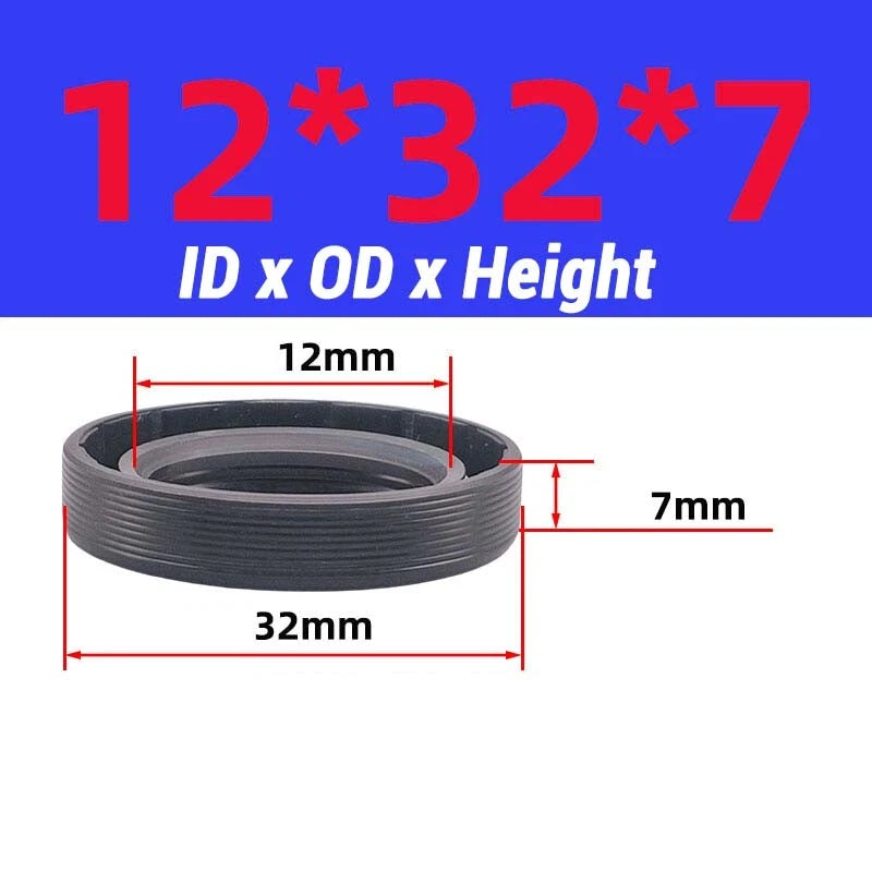Oil Seal Metric Size Rotary Shaft Seal ID 8-38 mm TC FB Skeleton Oil Seal Rings