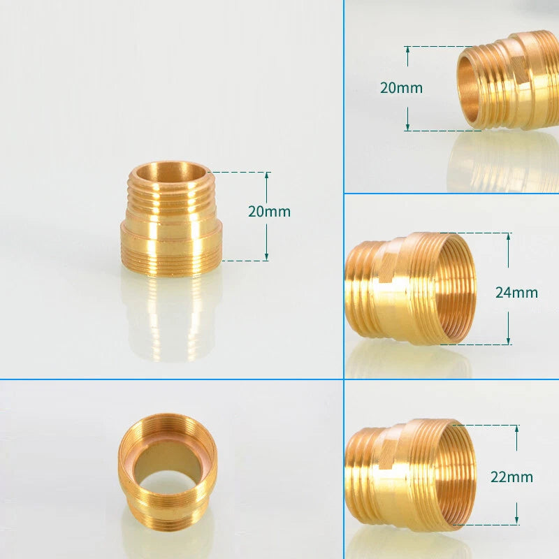 BSP Thread Male to Female Tap Connector Adapter — Kitchen & Garden Hose Fitting