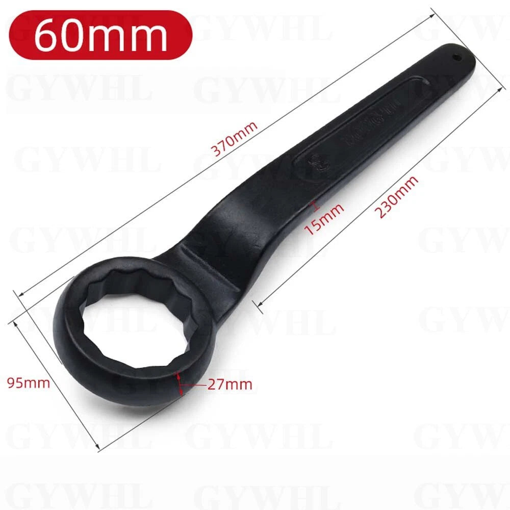 Slogging Striking Wrench Spanner Offset Box End Ring Type Wrench Carbon Steel