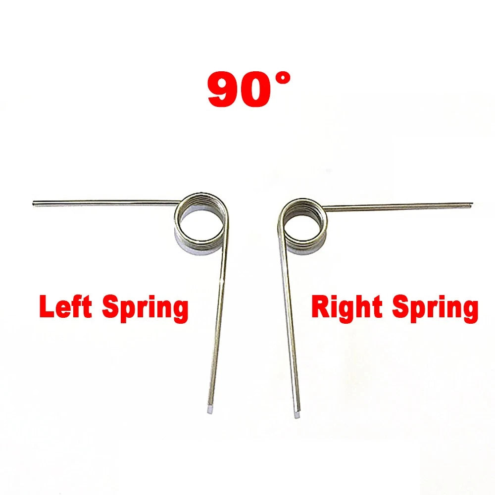 304Stainless Steel Small Torsion Spring 0.8mm Torsional Spring Gear Lever Spring