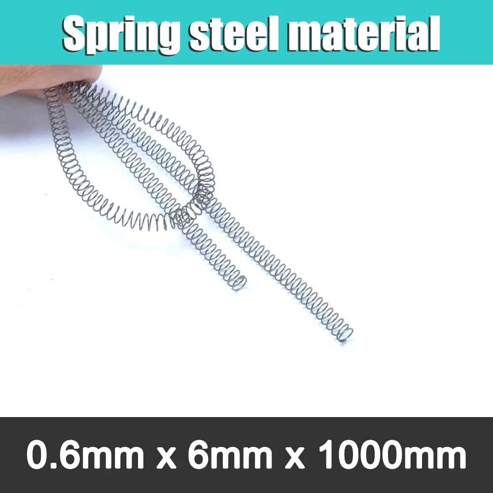 1000mm length Spring Stee Wire 0.3mm-6mm ,OD 6mm-60mm Compression Spring 1 Meter