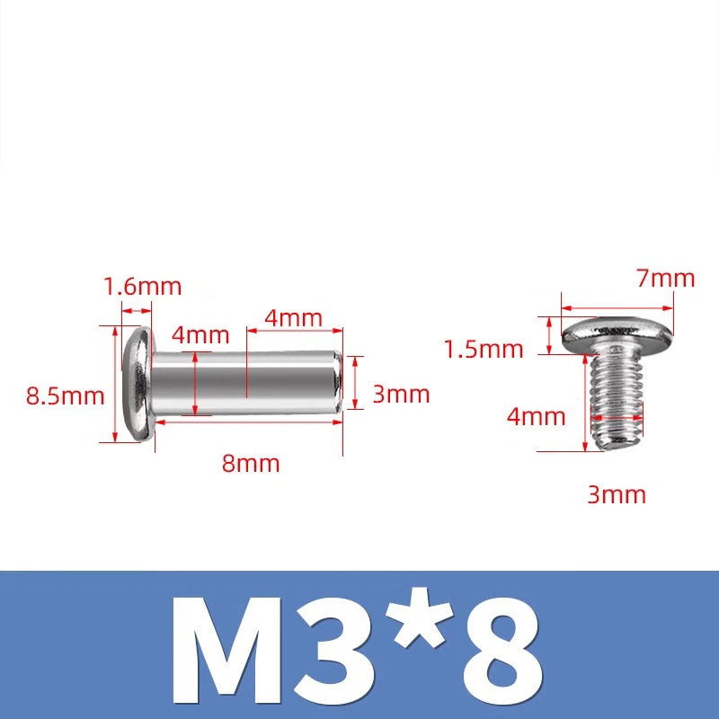 Socket Cap Head Screws 304 Stainless Steel — M2 M3 M4 M5 M6 M8 Hex Allen Bolt