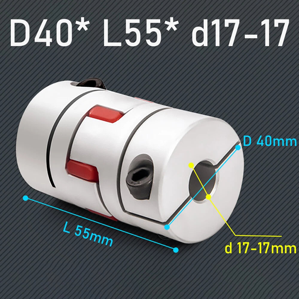 Flexible Plum Coupling Servo Motor Jaw Spider Shaft Coupler for CNC 3D Printer