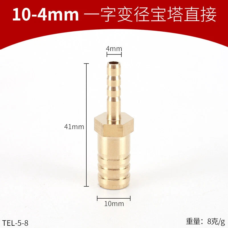 Brass Reducing Hose Fittings – Straight, L, T & Y Connectors for Gas & Air Tube