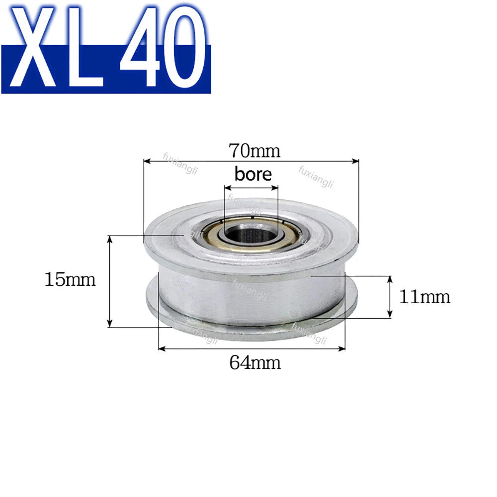 XL Timing Belt Idler Bearing Pulley Tensioner Toothless & Toothed Width 11mm
