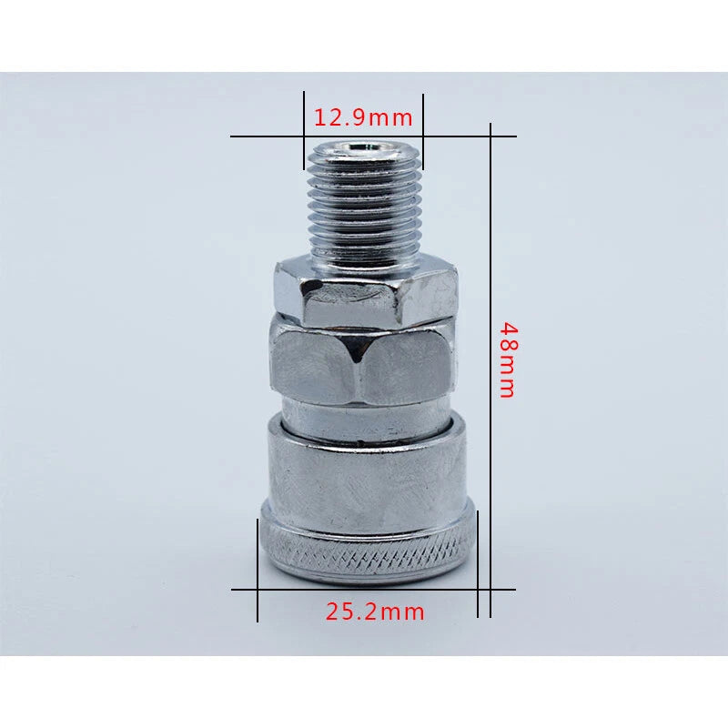 Air Line Hose Coupler Quick Release Female Male Fitting Connector Set Compressor