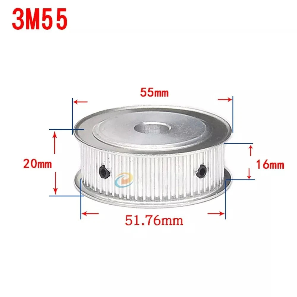 HTD 3M Timing Belt Pulley, for 15mm Wide, Bore 4-25mm, 12-120T, CNC, 3D Printer