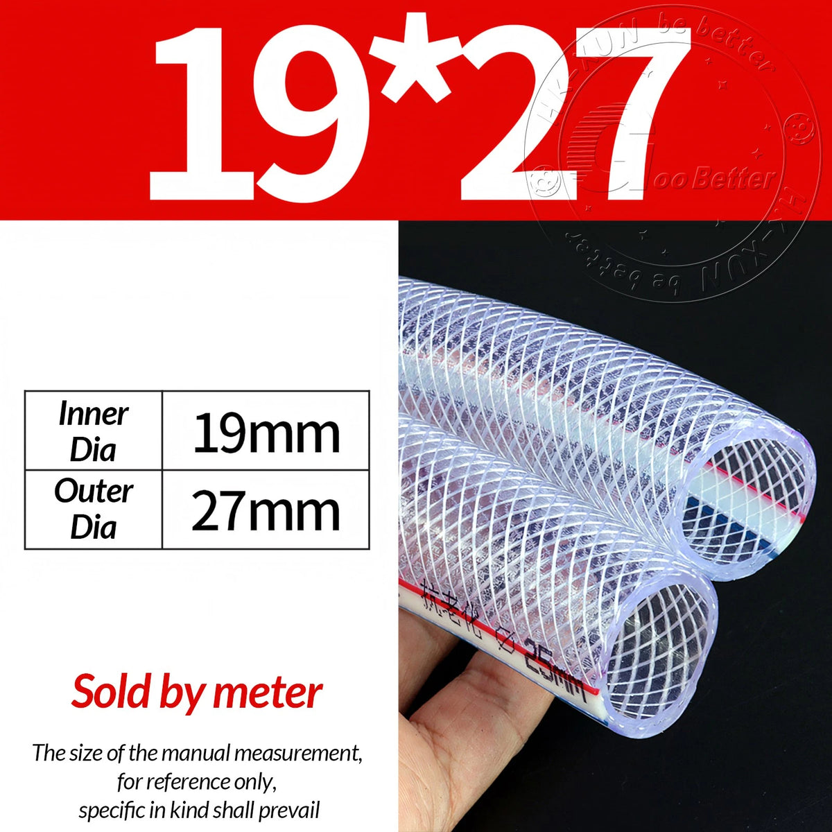 PVC Flexible Braided Tubing — Fish Pond, Hydroponics & Garden Water Hose