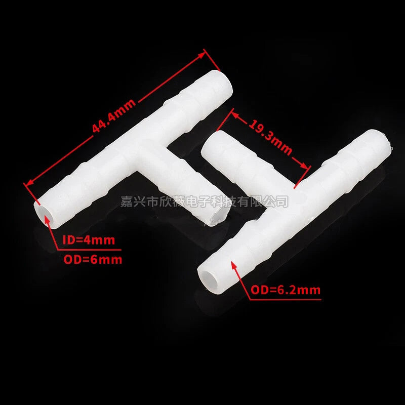 Plastic Hose Pipe Connector Reducing Fitting Plastic Barbed Fuel Water Vacuum