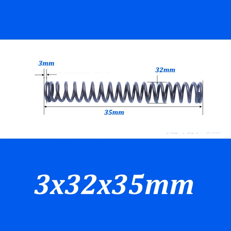 Compression Spring 30-40mm Diameter & 20-100mm Length Pressure Big 3mm Wire Dia