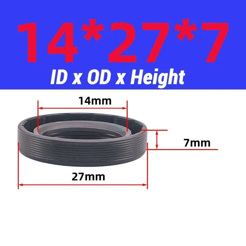 Oil Seal Metric Size Rotary Shaft Seal ID 8-38 mm TC FB Skeleton Oil Seal Rings