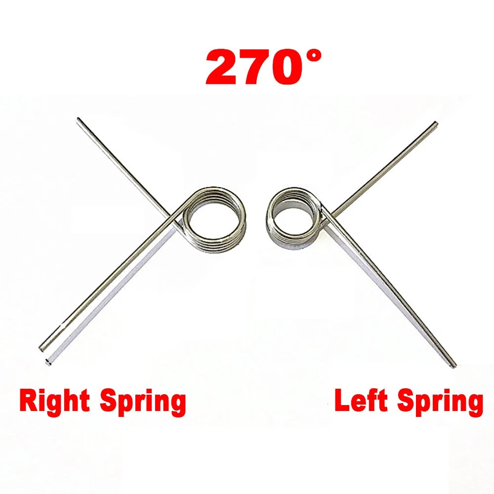 304Stainless Steel Small Torsion Spring 0.8mm Torsional Spring Gear Lever Spring