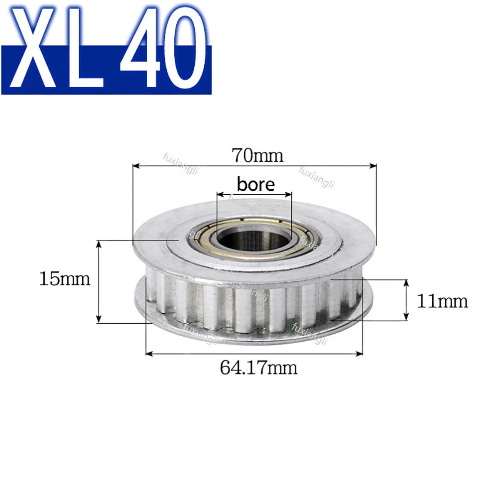 XL Timing Belt Idler Bearing Pulley Tensioner Toothless & Toothed Width 11mm