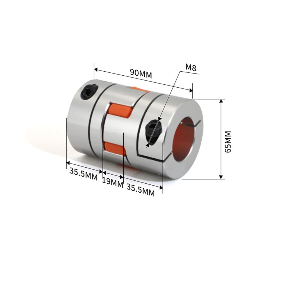 Alu Shaft Coupler Flexible Plum Spider Jaw Coupling Stepper Motor for 3D Printer