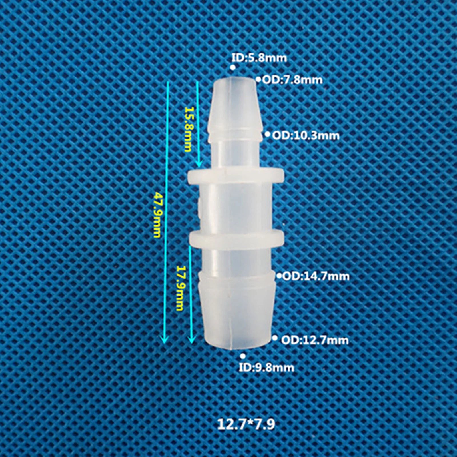 Reducing Coupling Straight Hose Pipe Plastic Adapter Fittings Connector Joint