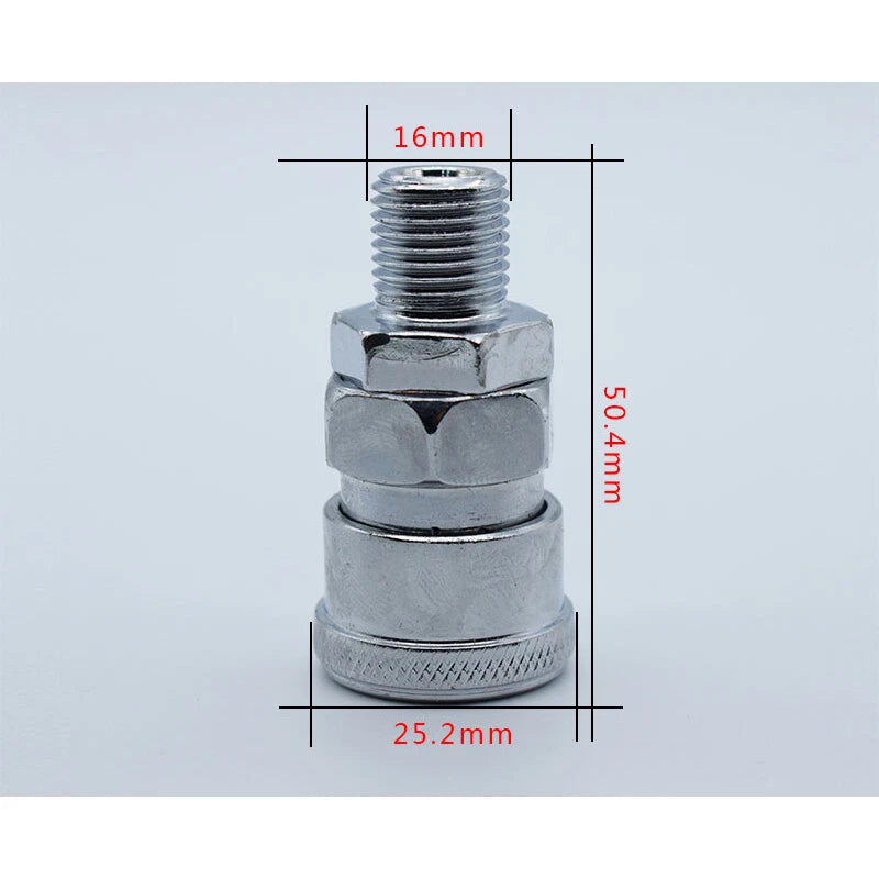 Air Line Hose Coupler Quick Release Female Male Fitting Connector Set Compressor