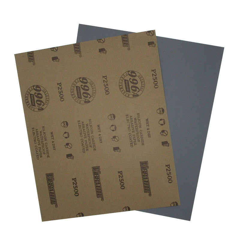 A4 Silicon Carbide Wet & Dry Sandpaper — P60 to P10000 Grit 230x280mm Sheets for Wood Metal Auto