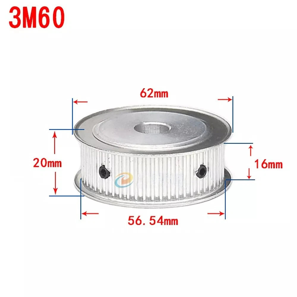 HTD 3M Timing Belt Pulley, for 15mm Wide, Bore 4-25mm, 12-120T, CNC, 3D Printer