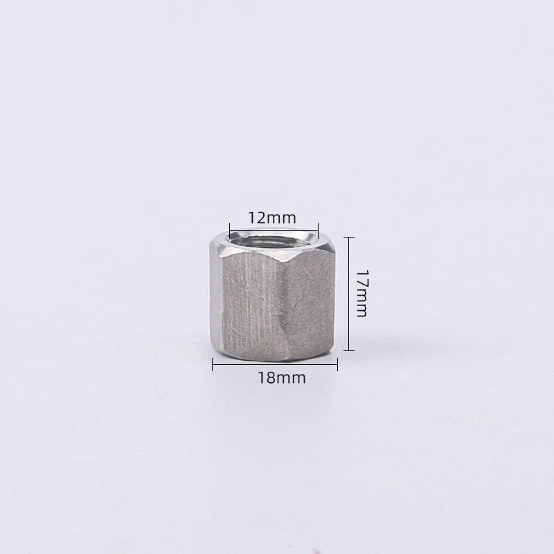 BSP Male Stainless Steel Countersunk End Plug — Internal Hex, 1/4" to 2"