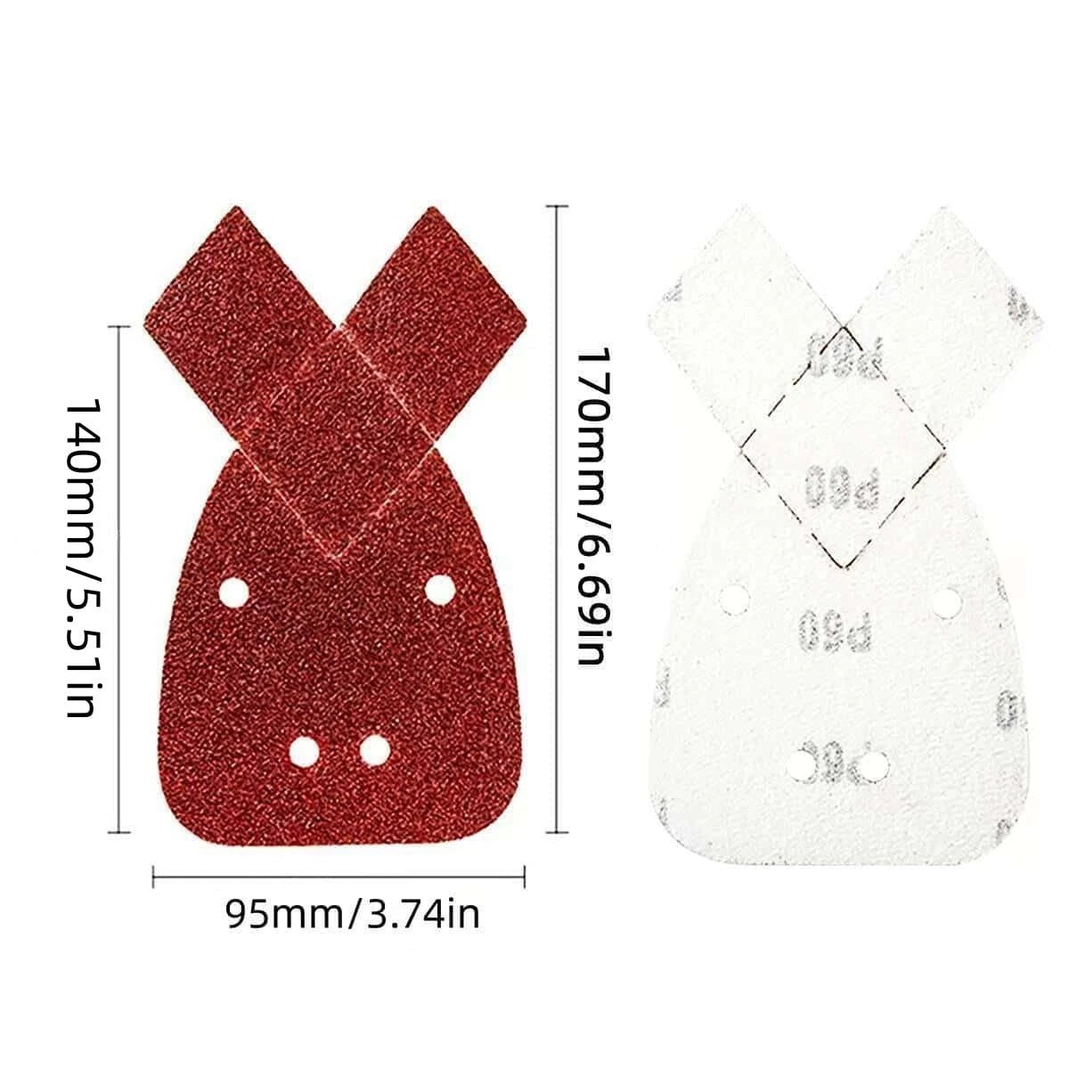 Mouse Sanding Sheet Sandpaper Black and Decker P40-P2000 Grit Palm Sander Pads