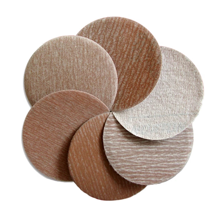 3" 75 mm 5" 125 mm Dry Abrasive Sanding Disc Hook Loop Sandpaper Grit 80 to 1500