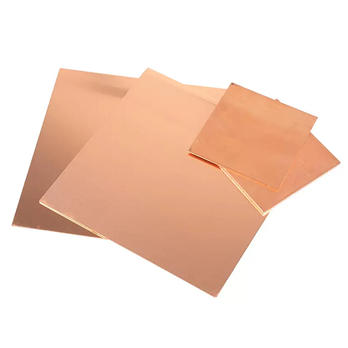2PCS 0.5 x 460 x 520 mm 99.9% Pure Copper Cu-ETP Metal Sheet Plate