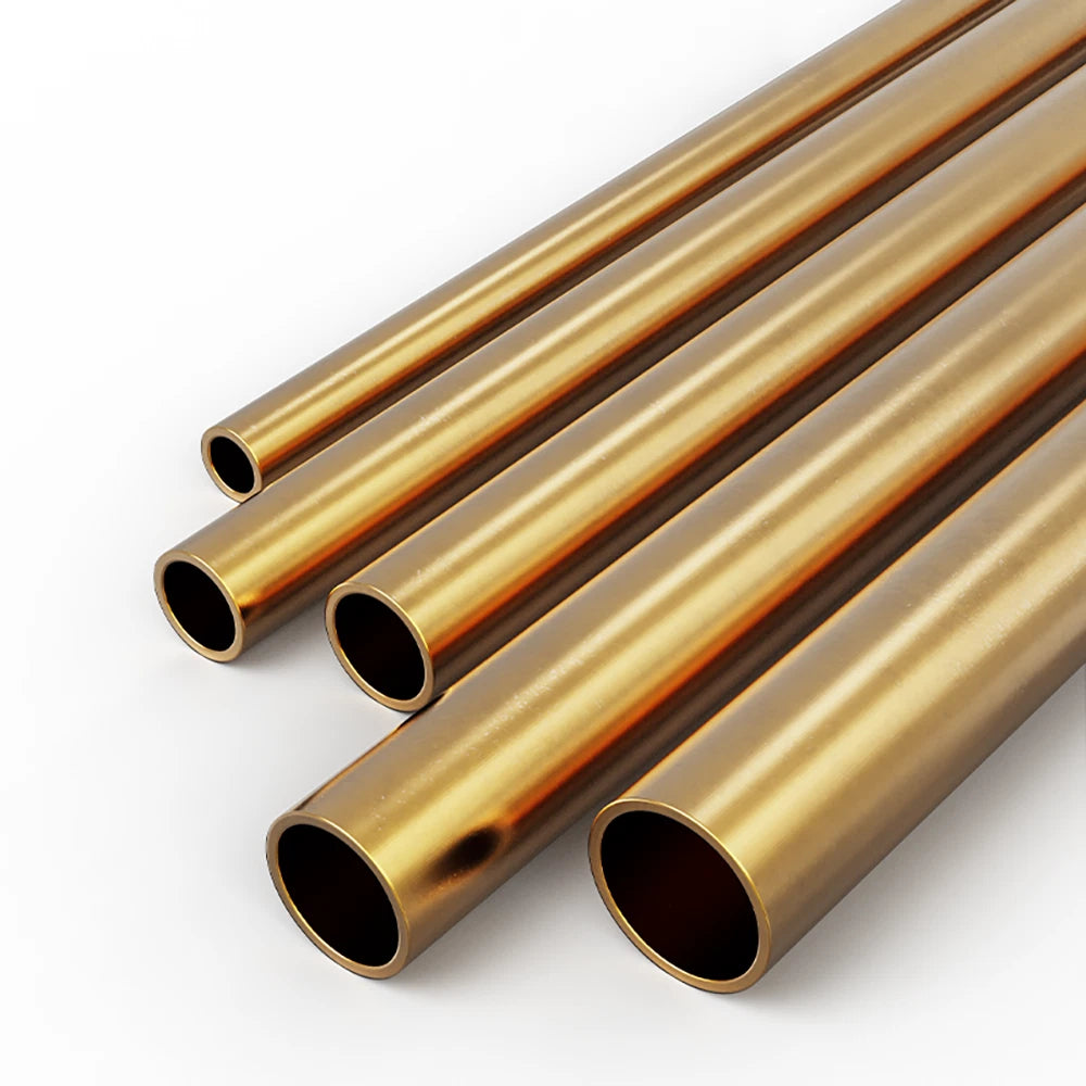 Brass Round Tube Pipe H65 (CuZn35) — 0.2–2mm Wall, 1–80mm OD, 300mm Length
