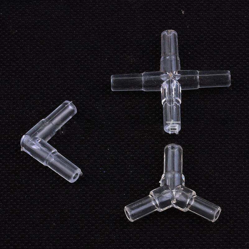 Plastic Barbed Hose Fittings — T, Y, Cross, Elbow & Straight Connectors for Aquarium & Irrigation