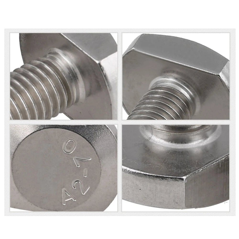 A2 Stainless Steel T - Slot Bolts | M5 M6 M8 M10 M12 | 12mm–70mm | T - Track Bolts - HomeDIYer