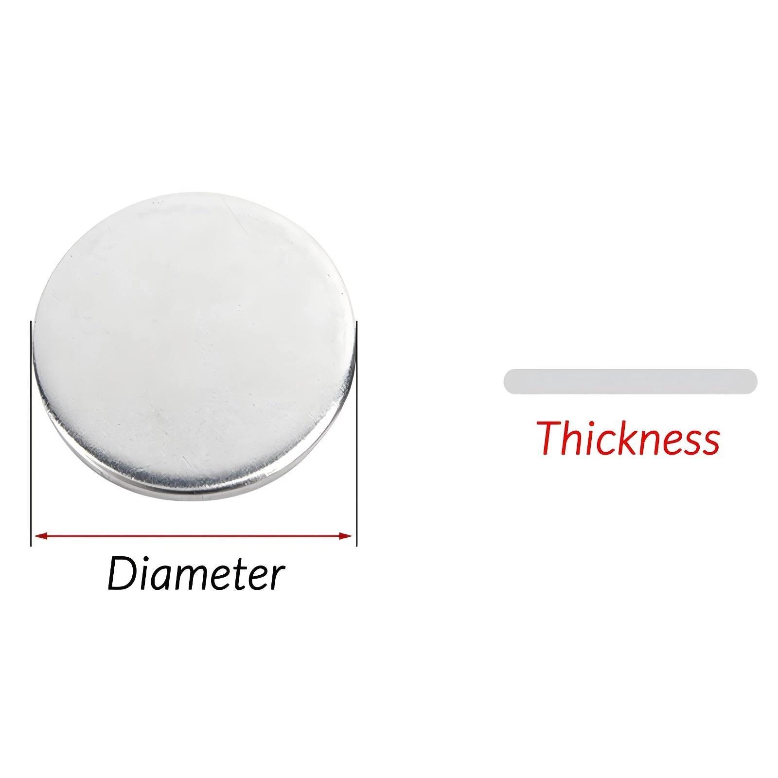 A2 Stainless Steel Blank Disc 0.5-10mm Thick 304 Laser Cut Round Sheet Plate