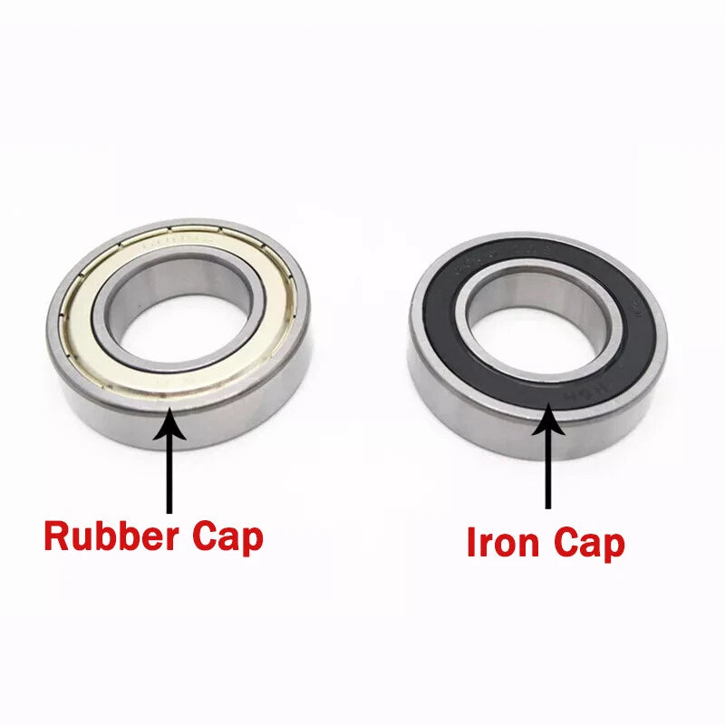 Deep Groove Ball Bearing Rubber/Iron Seal Hight-speed Roller Bearings ID 10-40mm