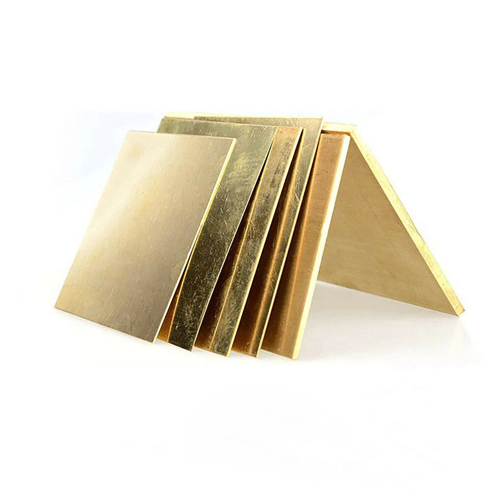 Solid Brass Sheets Plate Thick 0.1mm to 5mm 100x100, 150x150, 200x200, 300x300mm
