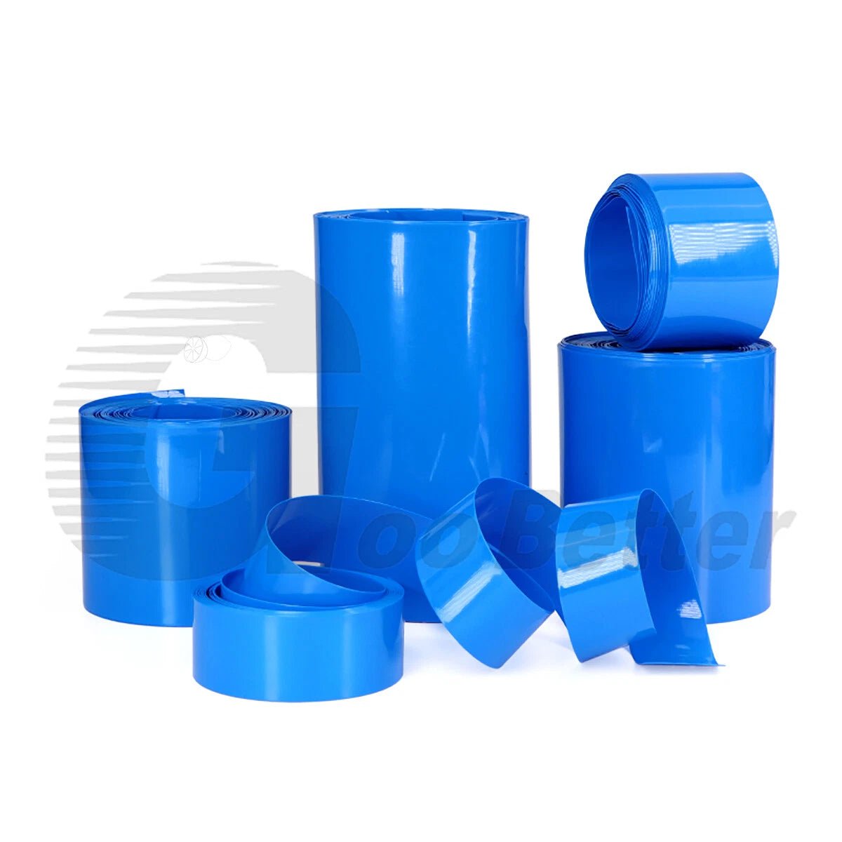 Blue PVC Heat Shrink Tubing for RC Battery Packs — 7mm to 95mm, LiPO / NiMH / NiCd - HomeDIYer