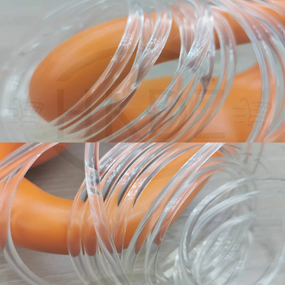 Transparent PU Round Drive Belt — Polyurethane Solid Round Belting 2mm–10mm